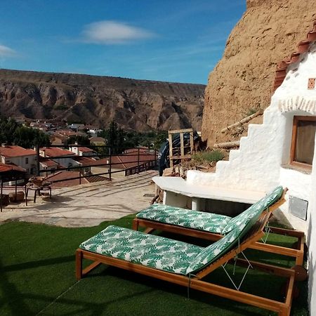 Creatively Designed Cavehouse With Jacuzzi Villa Gorafe Exteriör bild