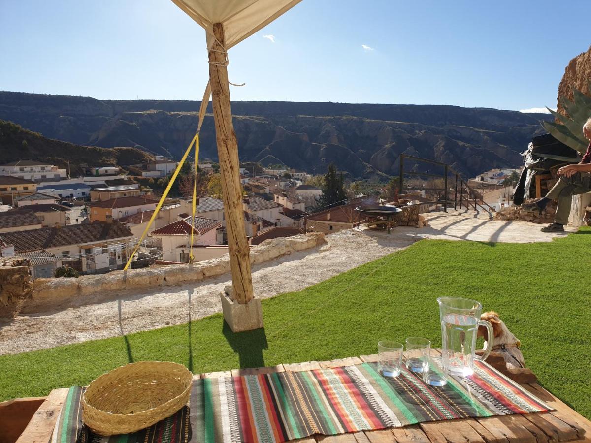 Creatively Designed Cavehouse With Jacuzzi Villa Gorafe Exteriör bild